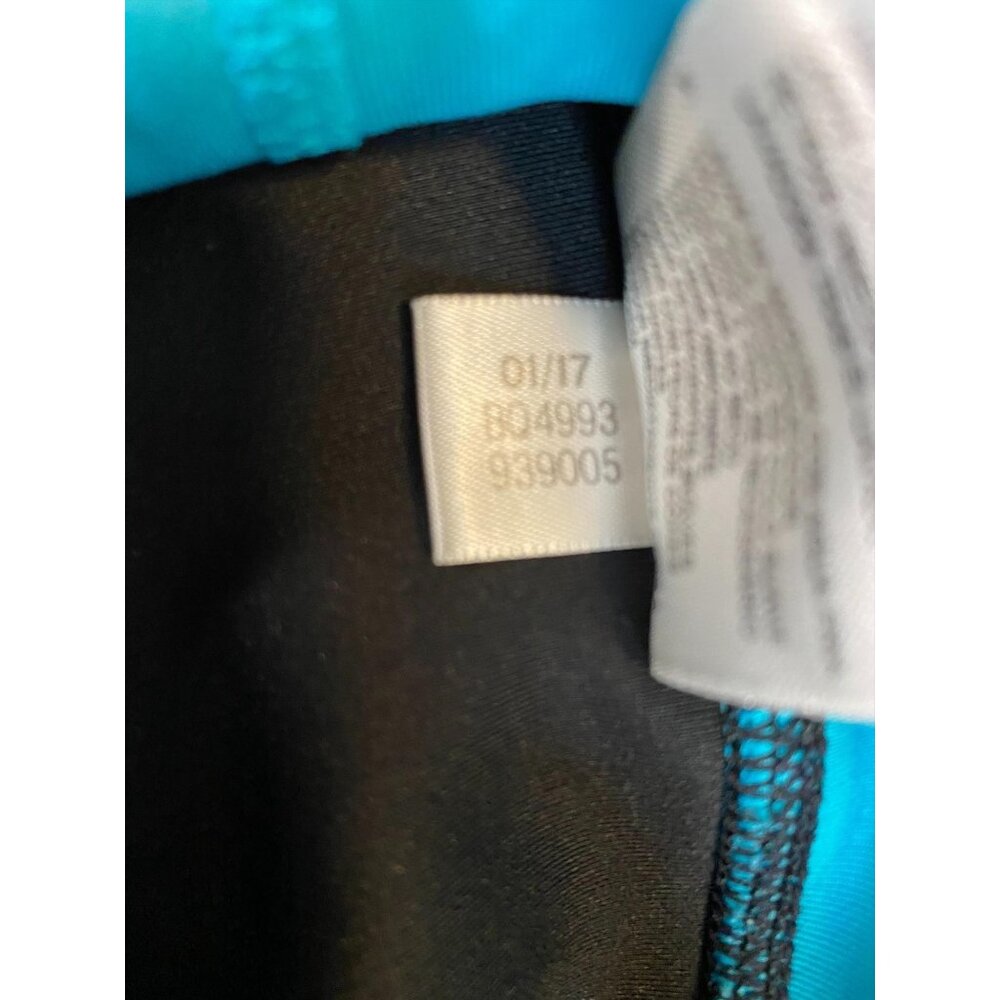 Adidas Women's Black/Blue Climalite Leggings XS - Picture 9 of 11